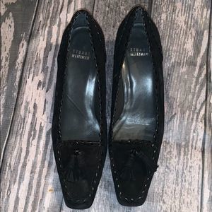 Stuart Weitzman Black Suede Shoes Size 8 M. They run a bit narrow